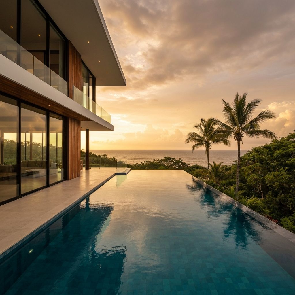 Modern construction project in Costa Rica
